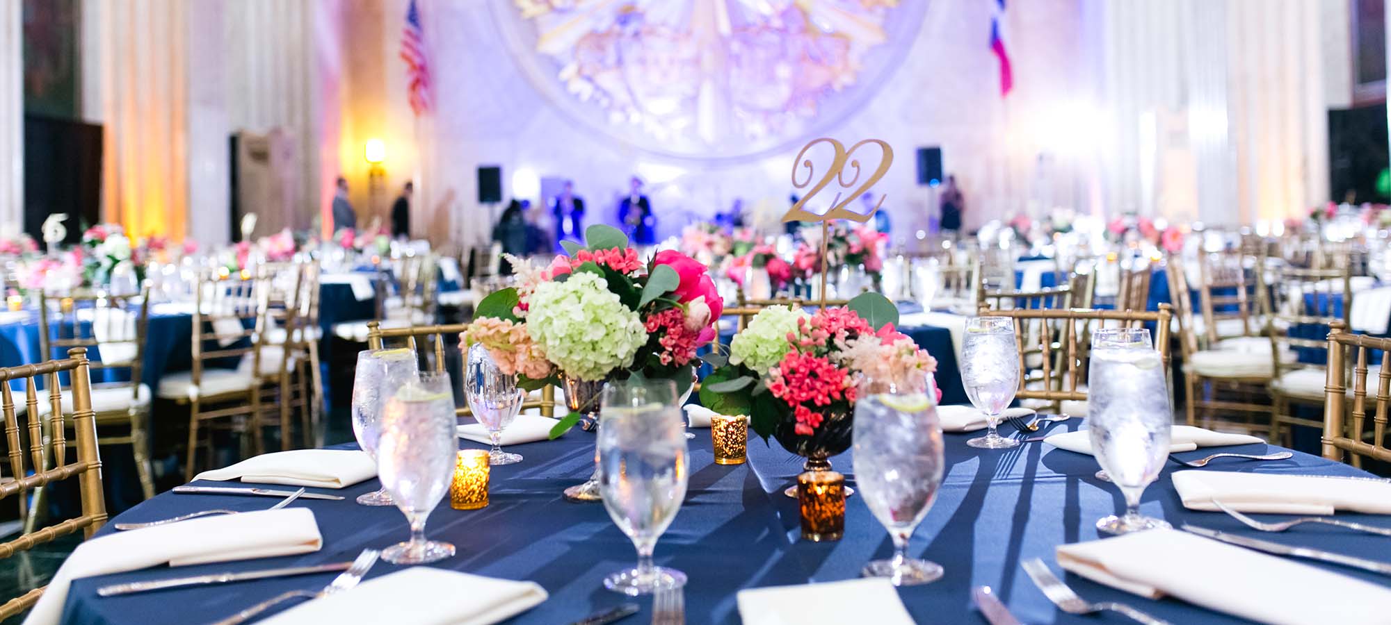 Wedding reception at Hall of State
