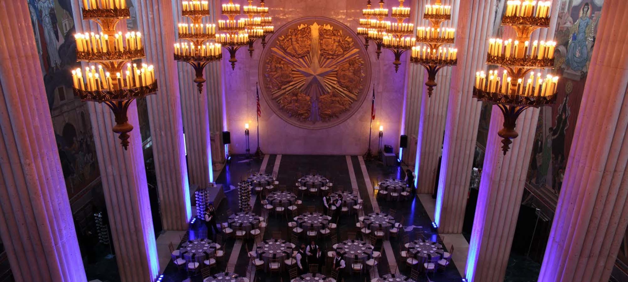 Wedding reception at Hall of State